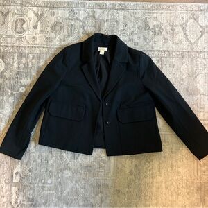 Anthropologie Black Maeve Blazer
